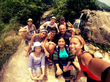 Our group in Sapa, Vietnam