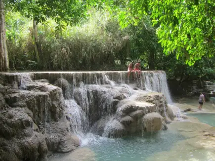 Favorite waterfalls in Luang Prabang, Laos